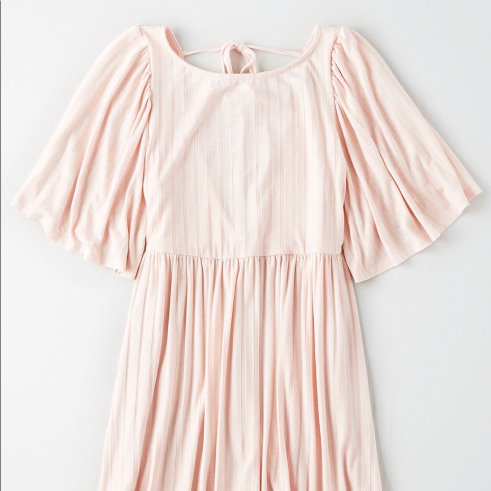 American Eagle ribbed babydoll tunic